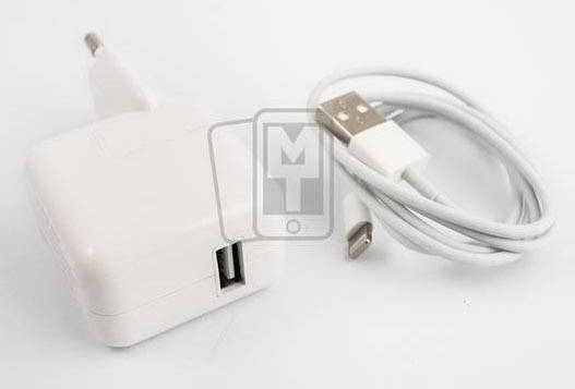 

Зарядное устройство iPhone 5G 2А 10W, кабель (iPhone: 5S, 6, 6S, 7, 8, iPad)