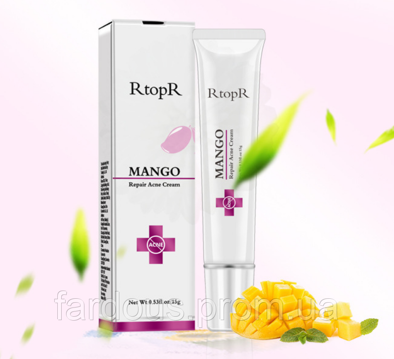 

Крем с манго для лечения акне и угревой сыпи Rtopr mango repair acne cream, 15 гр