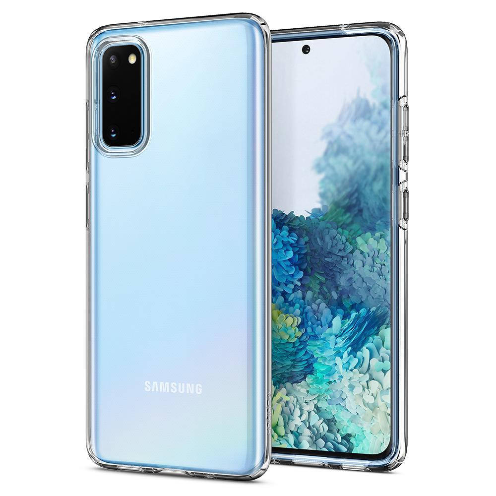 

Чехол Spigen для Samsung Galaxy S20 Plus Liquid Crystal, Crystal Clear (ACS00751), Прозрачный