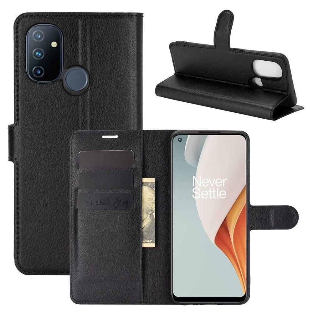 

Чехол-книжка Litchie Wallet для OnePlus Nord N100 Black, Черный