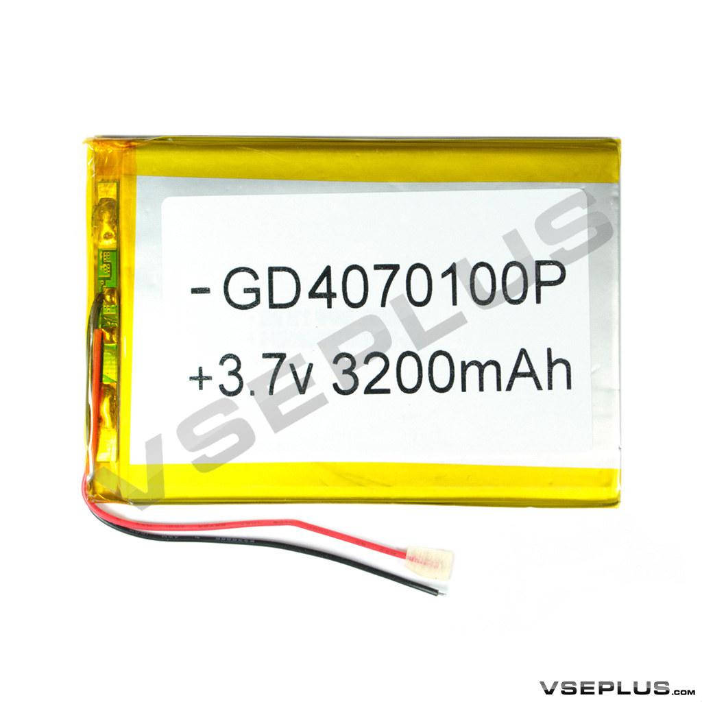 

Аккумулятор к планшету, 4,0 х 70 х 102 мм., 3200 mAh
