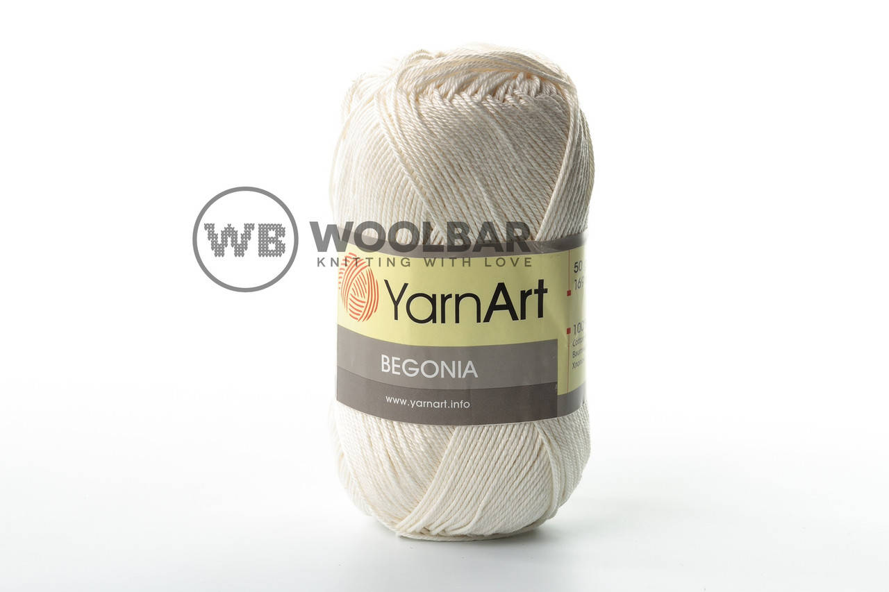 

Пряжа YarnArt Begonia 3000 экрю