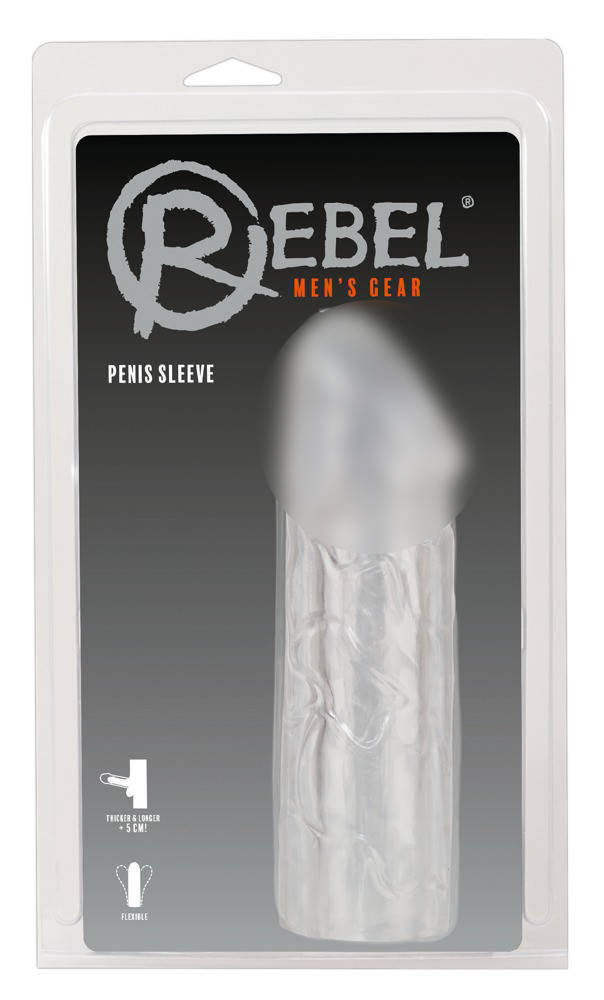 

Насадка Rebel Mega Dick Sleeve, Прозрачный