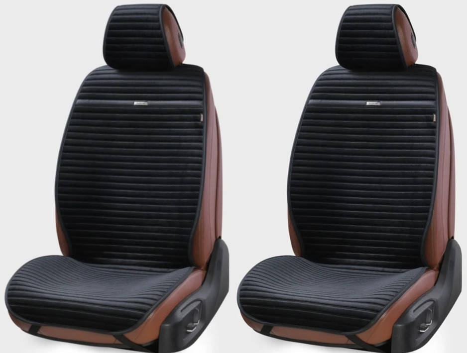 

Накидки на автосидения Napoli Elegant EL 700216 перед черные