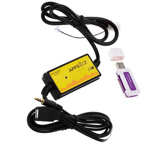

USB AUX MP3 адаптер для магнитолы 12пин Audi VW Skoda Apps2Car WT-USB01, 100361