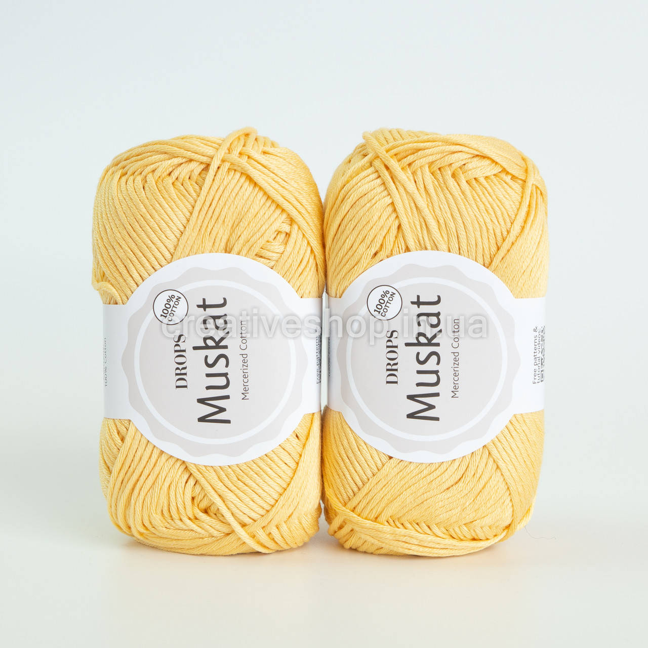 

Пряжа DROPS Muskat (цвет 30 vanilla yellow), Желтый