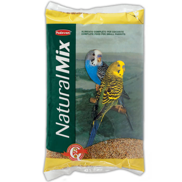 

Padovan NaturalMix cocorite 1кг - основной корм для волнистых попугаев