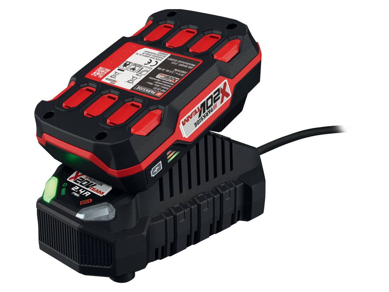 

Аккумулятор и зарядное устройство Parkside PLG 20 C1 на 20V и PAP 20 B1 2 АЧ