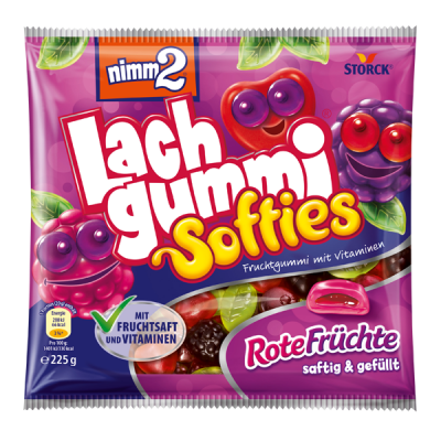 

Lach Gummi Softies Rote Fruchte Nimm2 225 g