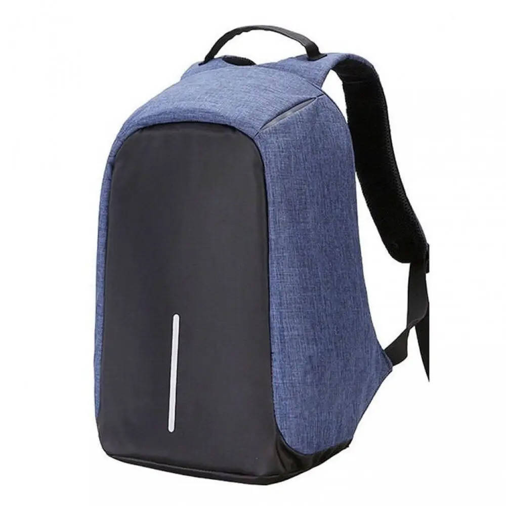 

Городской рюкзак-антивор Bobby 45х30х16,5 см, синий / Надежный универсальный рюкзак для ноутбука