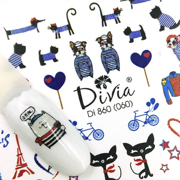 

Divia Наклейки Слайдер-дизайн Di860 №060