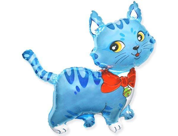 

Кошеня Блакитний з шарфом 93см X 91см, Голубой