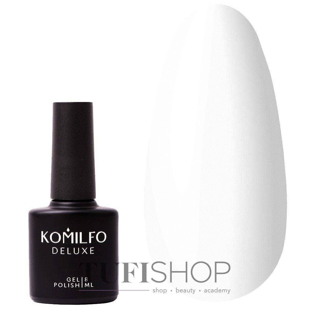 

Гель-лак Komilfo Deluxe Series №D002 - белый фарфоровый, 8 мл