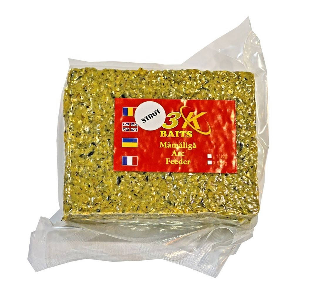 

Прикормка 3-KBaits Мамалыга Макуха 500 грамм