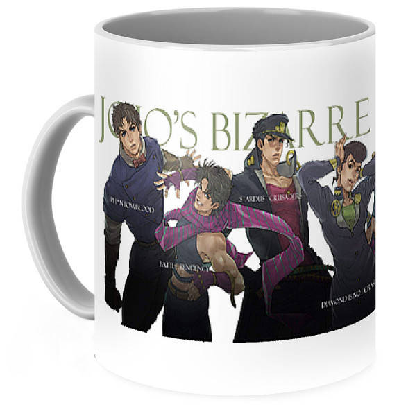 

Кружка GeekLand Невероятные приключения ДжоДжо JoJo's Bizarre Adventure JJ 02.10, Белый