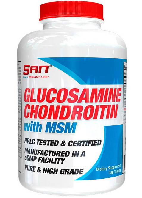 

SAN Glucosamine Chondroitin MSM 180 tabs