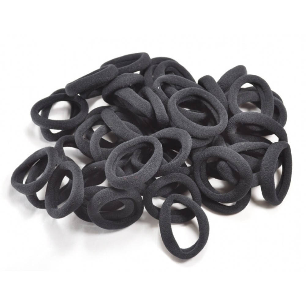 

Р5500-1 Резинка 3,5см 100шт черные, Белый