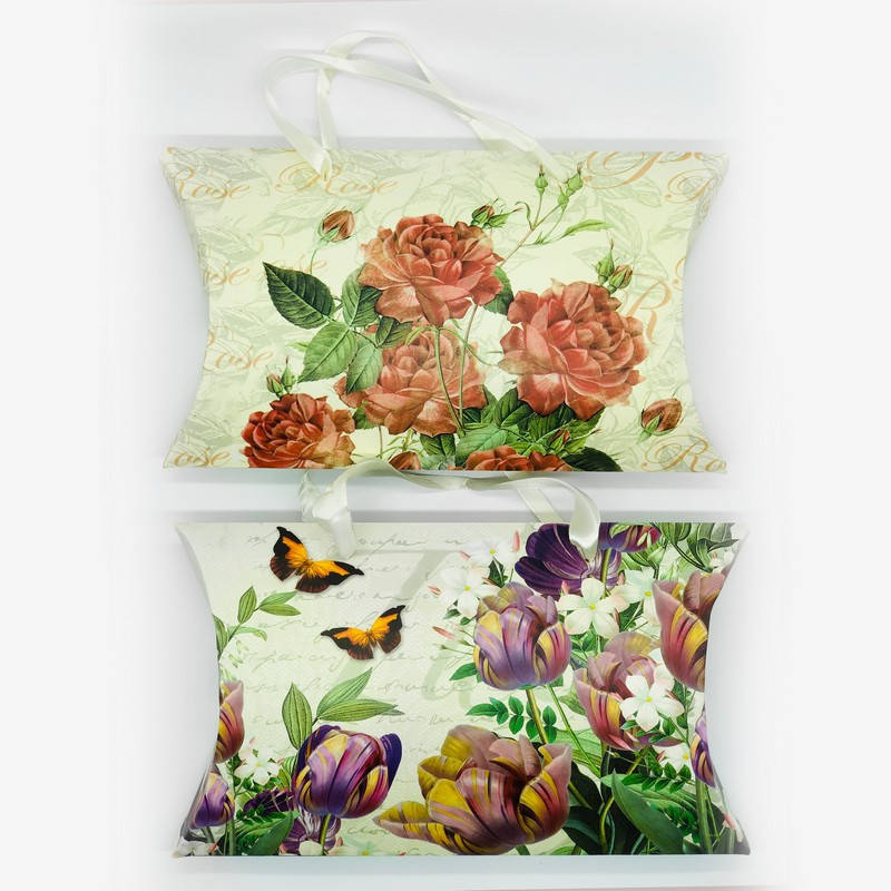 

Пакет поадрочный "Flowers" (350-8, 1/1200/12, 30*18*9см)