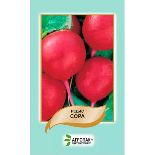 

Семена Редис Сора 3 грамма АгроПак