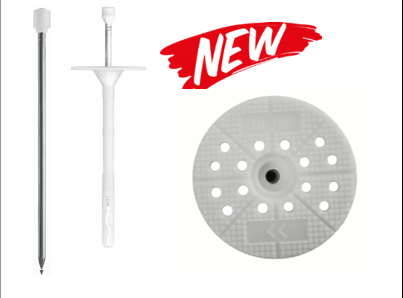 

Дюбель для крепления изоляции,металлический стержень с термоголовой LFK 10х200 (100шт)