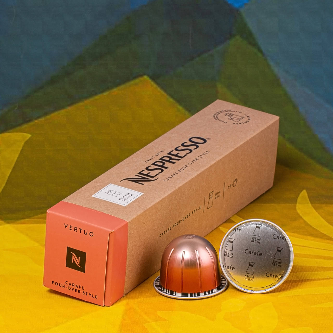 

Кофе в капсулах Nespresso Vertuo Carafe Pour-Over Style Intense, Швейцария (7шт)