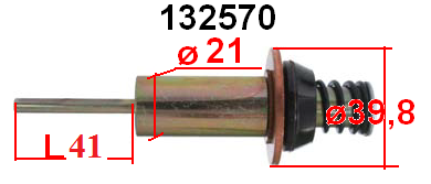 

Контакт втягивающего реле Denso IVECO Cursor TOYOTA FORK Hiace Hilux Cruiser Land Cruiser JOHN DEERE Combines