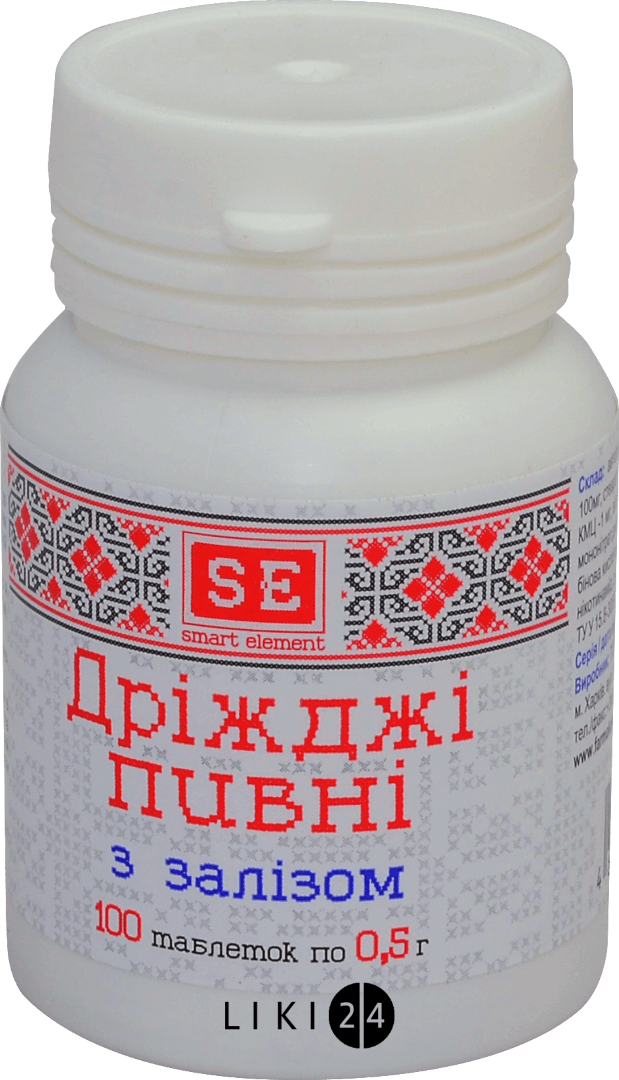 

Пивные дрожжи с железом таблетки, 0,5 г №100