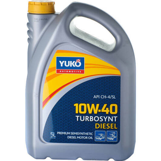

Моторное масло Yuko Turbosynt Diesel 10W-40 полусинтетическое 5 л