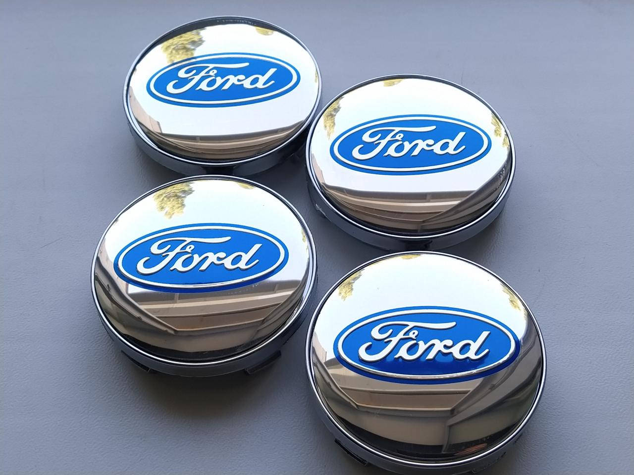 

Колпачки заглушки в литые диски Ford 60/56/10 мм. Серебро