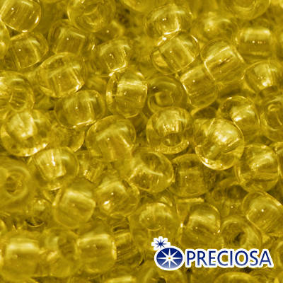 

Бисер Preciosa 10/0 цв. 80010, Прозрачный NT, Желтый, Круглый 50 г