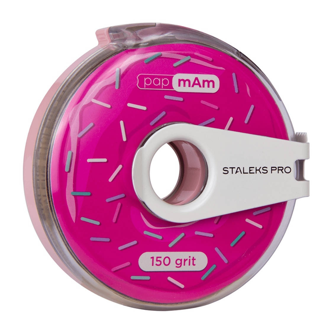 

Сменный файл-лента с клипсой для пилок papmAm Staleks PRO Bobbi Nail пончик (6м) 150 грит