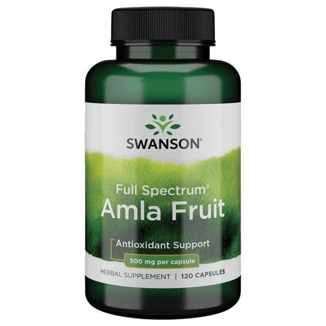 

Амла (индийский крыжовник), Swanson, Amla Fruit (Indian Gooseberry), 500 мг, 120 капсул