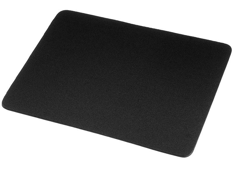 

Коврик для мыши 260*210*2мм TRY Mouse pad тканевый чёрный новый, Черный