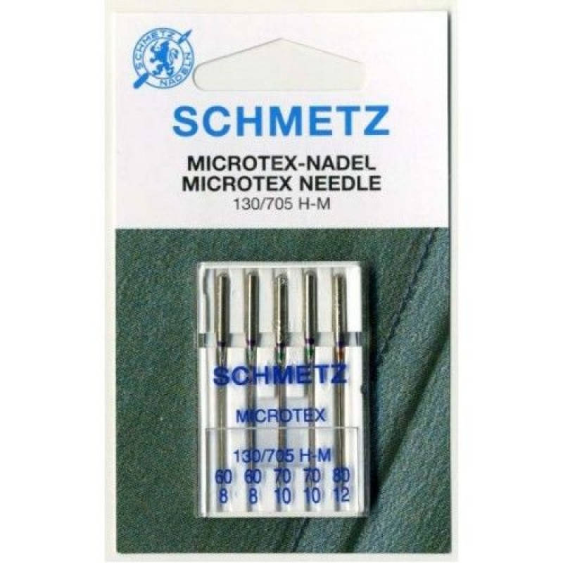 

Иглы микротекс Schmetz Microtex №60-80 (5 шт.)