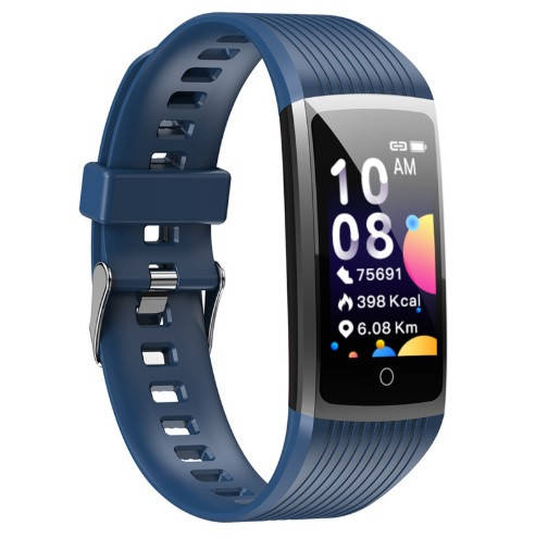 

Фитнес-браслет с измерением пульса и давления Smart Band R12 Синий