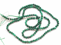 

Бусины Малахит на нитке граненный шарик d-1,8мм L-38см