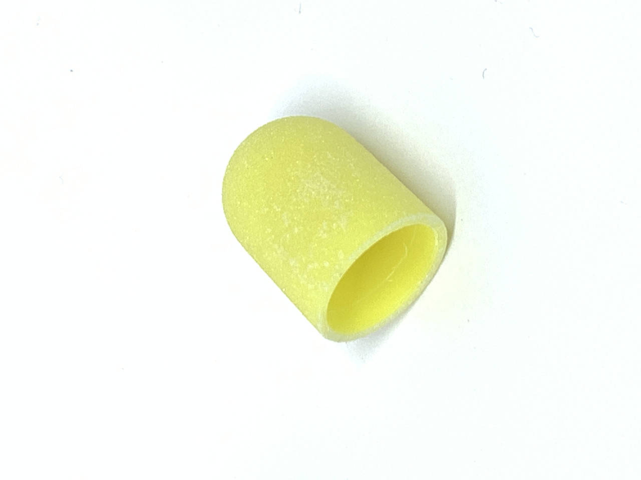 

Колпачки абразива для педикюра, 13*19 мм, #180, yellow 1 шт., Желтый