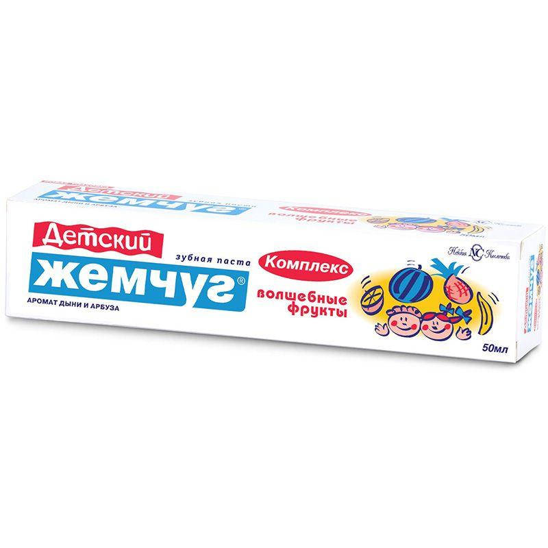 

Зубна паста "Новый Жемчуг" 50 мл для дітей фрукти