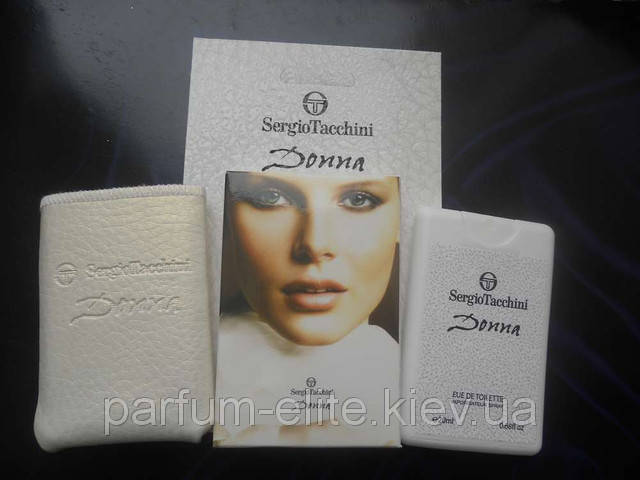 

Женский мини-парфюм в кожаном чехле Sergio Tacchini Donna 20ml