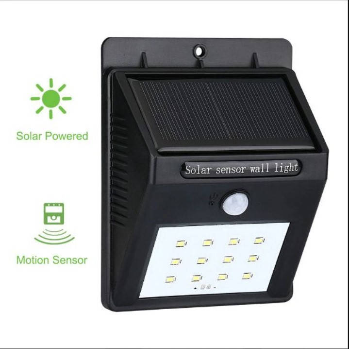 

Уличный фонарь на солнечной батарее Solar Powered LED Wall Light без датчика движения