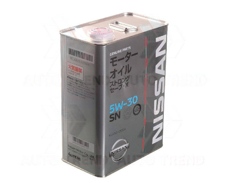 

Масло моторное 5W-30 SN Strong Save, Japan 4л жесть (NISSAN). KLAN5-05304