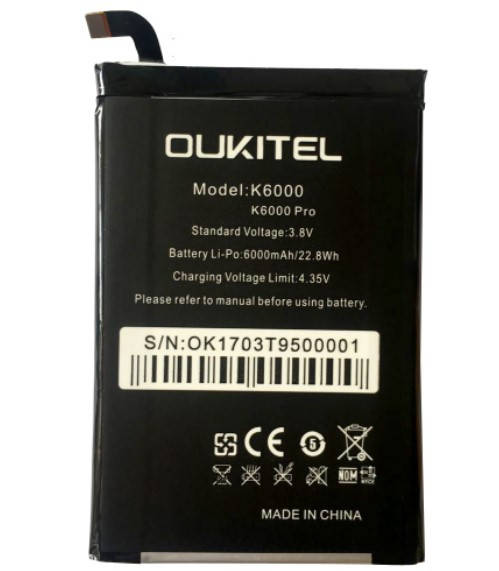 

Battery Prime Oukitel K6000/ K6000 Pro