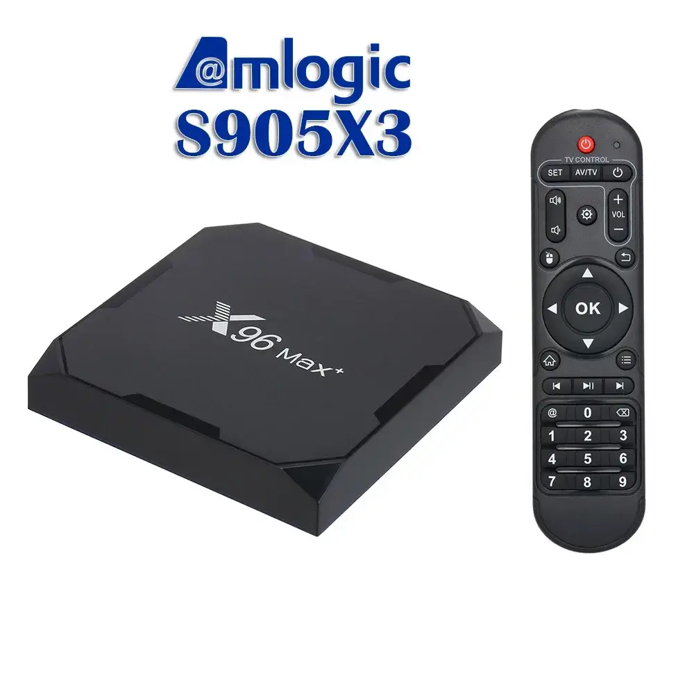 

Смарт приставка X96 MAX PLUS 4/32GB Android 9.Amlogic s905 X3