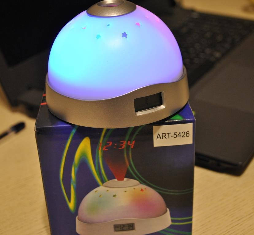 

Часы 2091 з проектором BLUE BOX ночник будильник