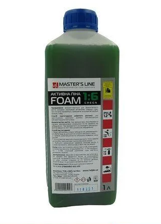 

Пена активная MASTER*S LINE 1:6 Green 1л 203373