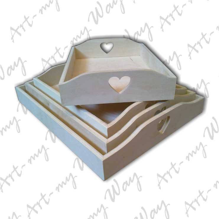 

Поднос с сердцем №1