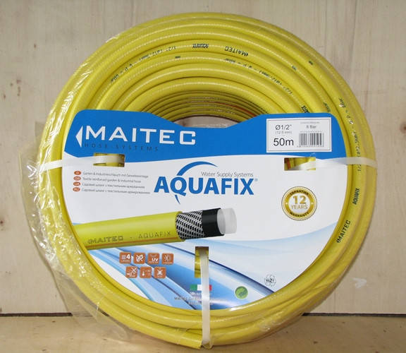

ШЛАНГ САДОВЫЙ AQUAFIX 1/2" 50М