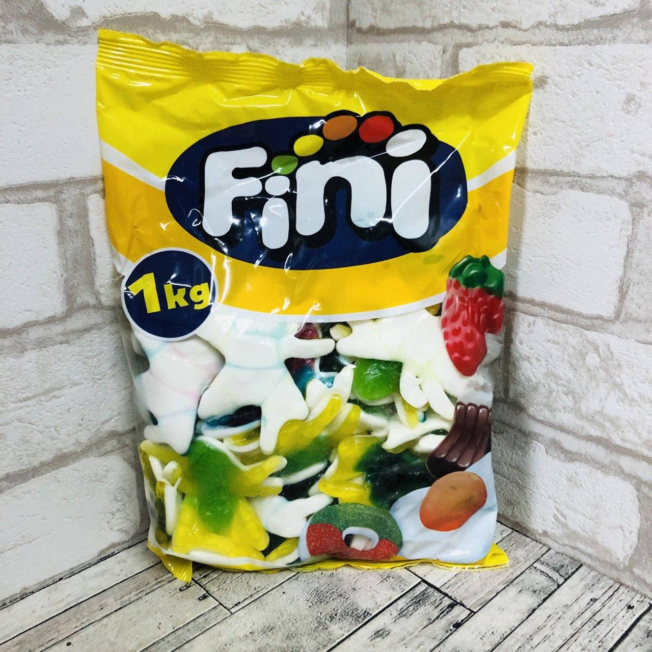 

Фруктовые жевательные конфеты (мармелад) ТМ Фини (Fini) в пакетах ПАУК 1 кг