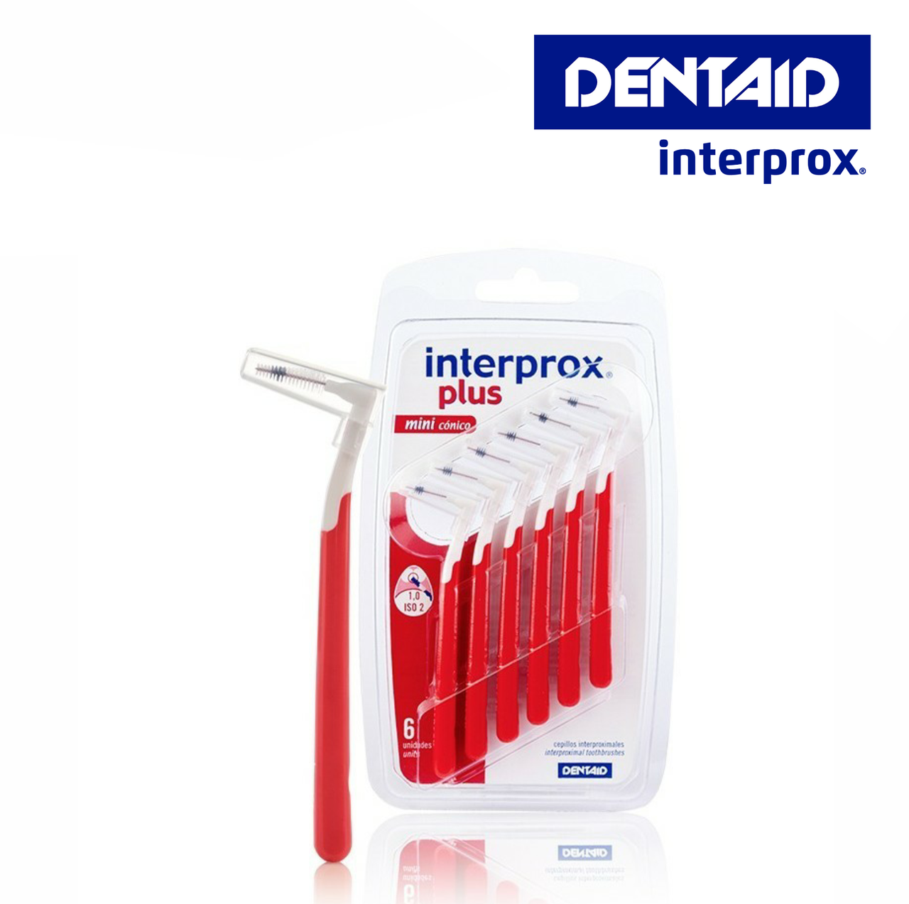 

Щетка межзубная INTERPROX PLUS 2G MINICONICAL, 1.0 мм, 6 шт., Черный