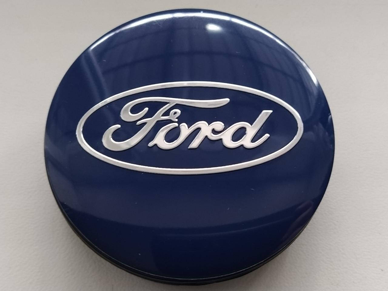 

Колпачки заглушки в литые диски Ford 57/53/9 мм. Синие